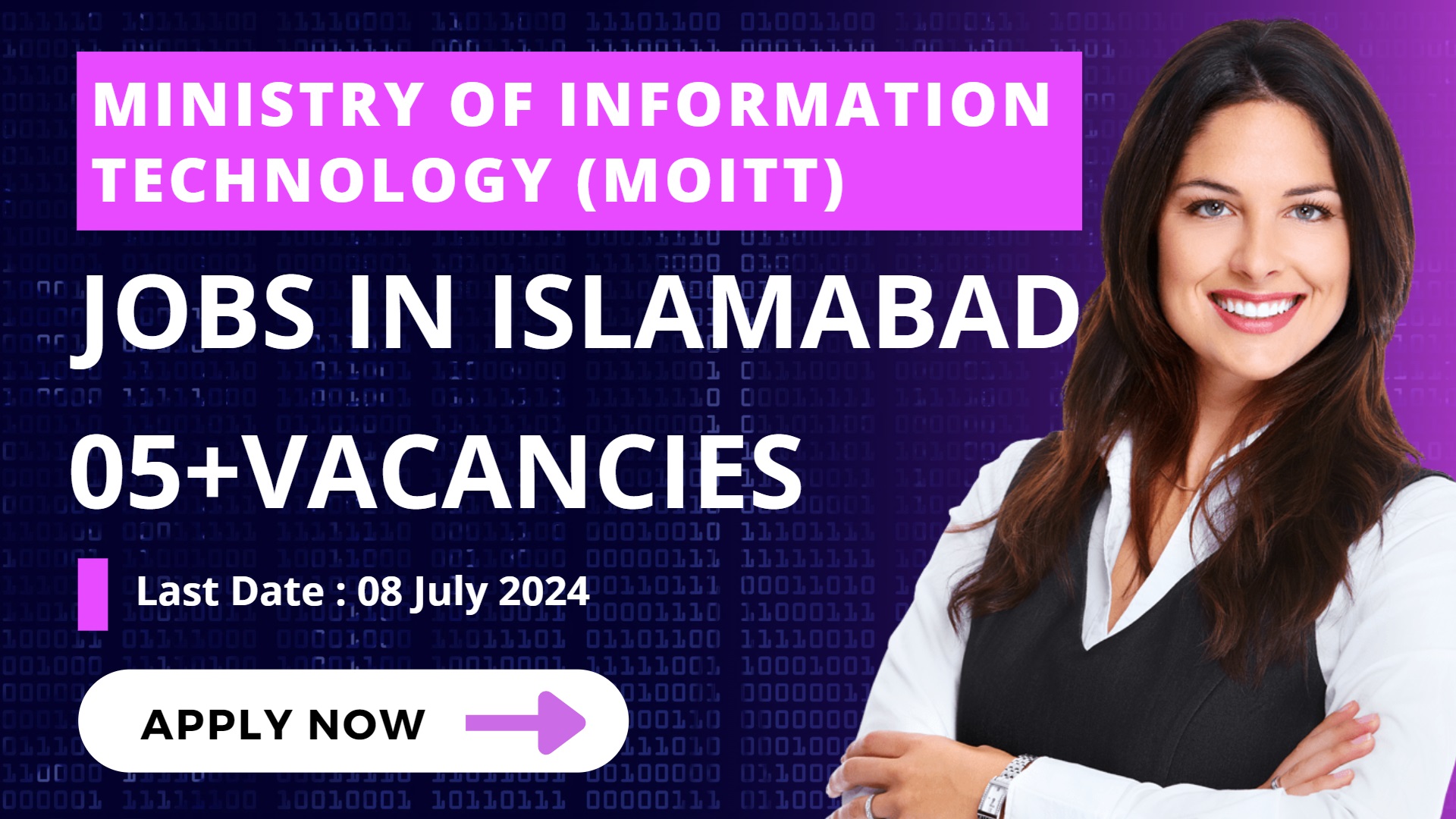 Ministry of Information Technology (MIT) Jobs 2024 –