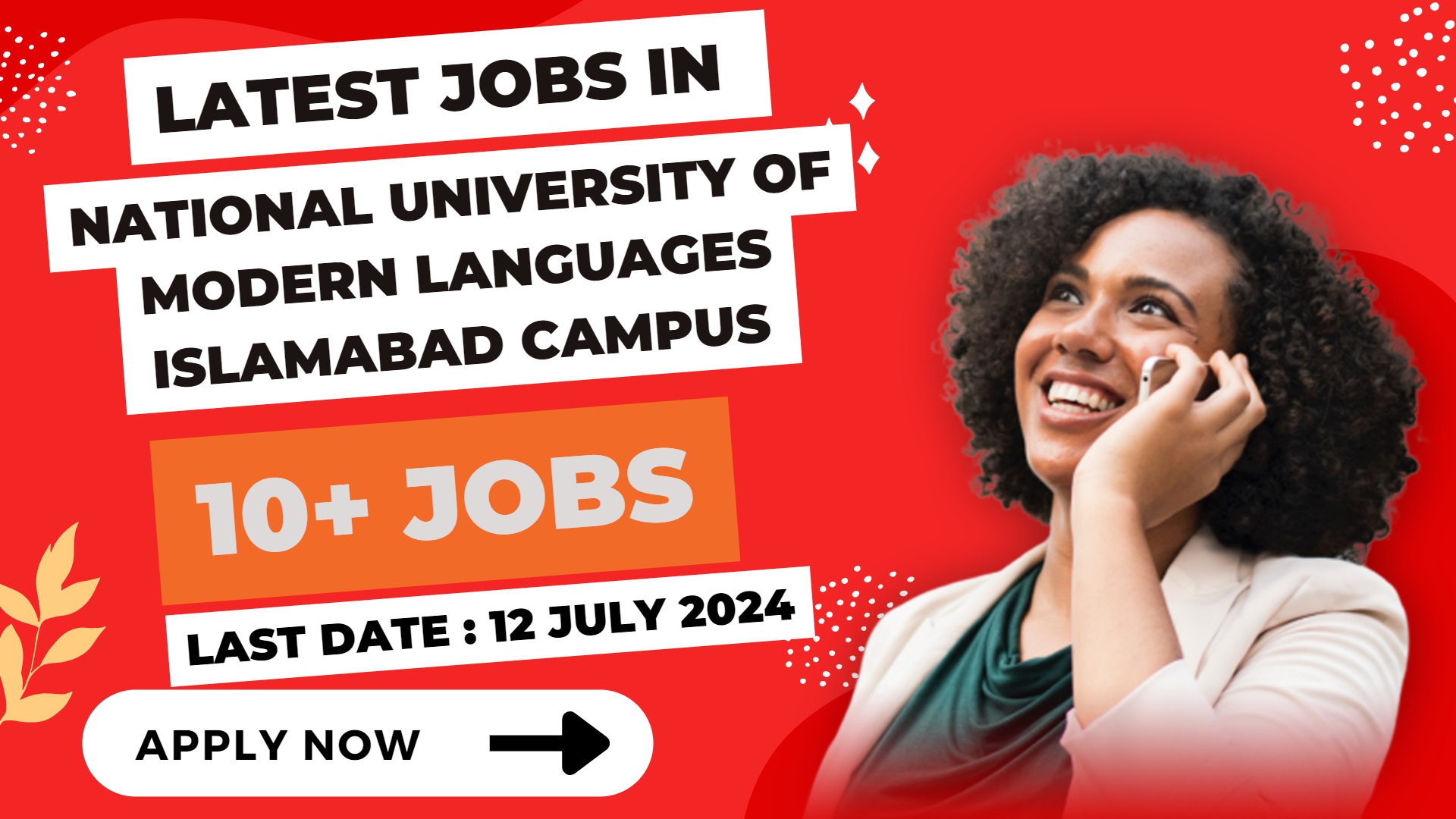 Latest Jobs in National University of Modern Languages Islamabad Campus