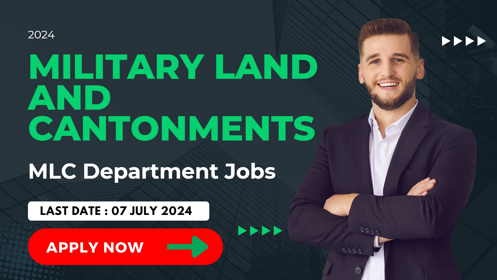 Military Land and Cantonments MLC Department Jobs