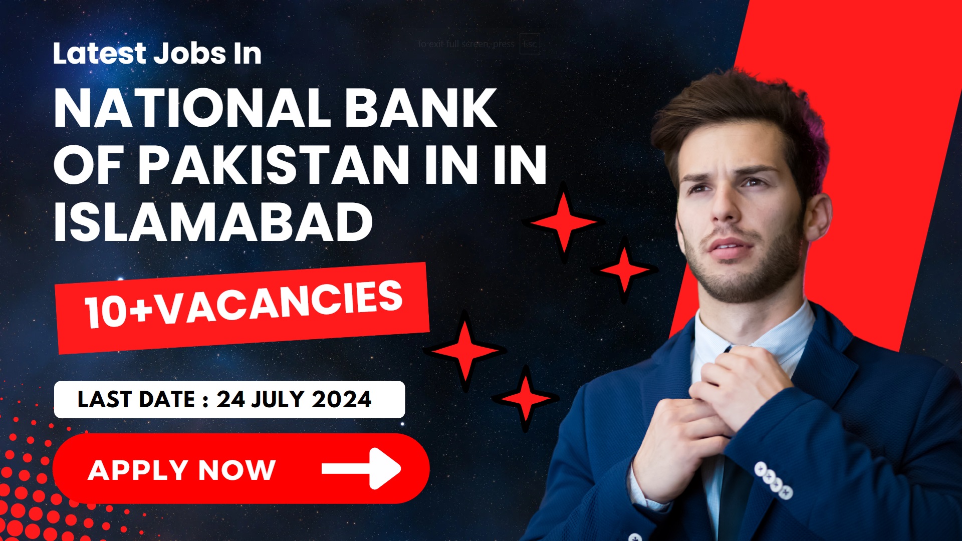 Latest Jobs in National Bank Jobs in Islamabad – July 2024 Advertisement