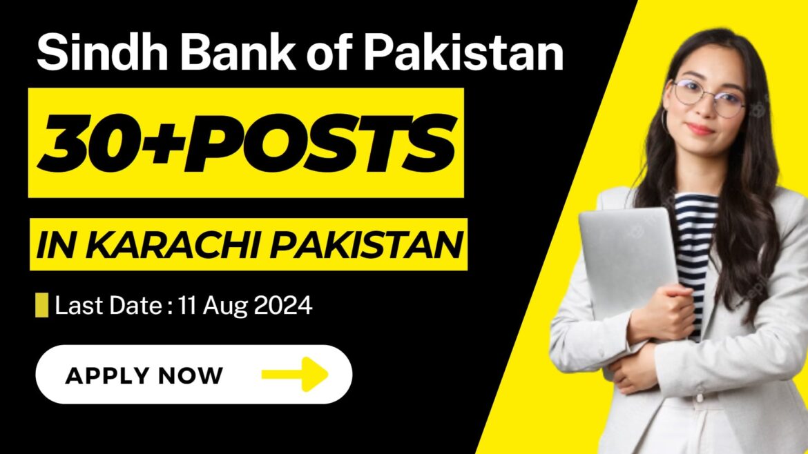 Latest jobs in Sindh Bank August 2024 – Apply Online