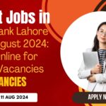 Sindh Bank Lahore Jobs August 2024: Apply Online for Latest Vacancies