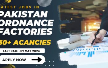 Latest Jobs in Pakistan Ordnance Factories 2024: Opportunities for Fresh Graduates