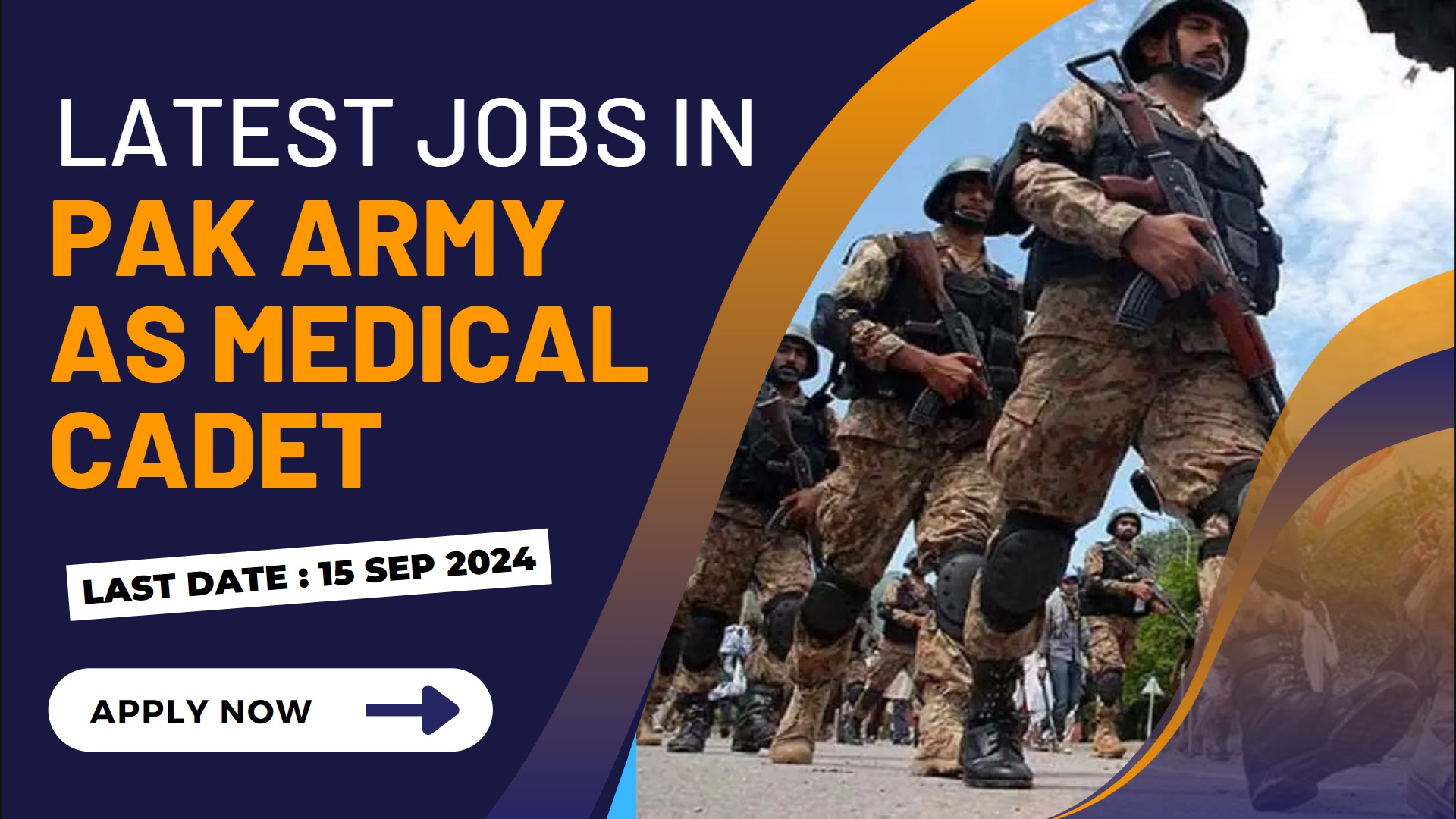 Latest Jobs in Pak Army as Medical Cadet August 2024 – Apply Online